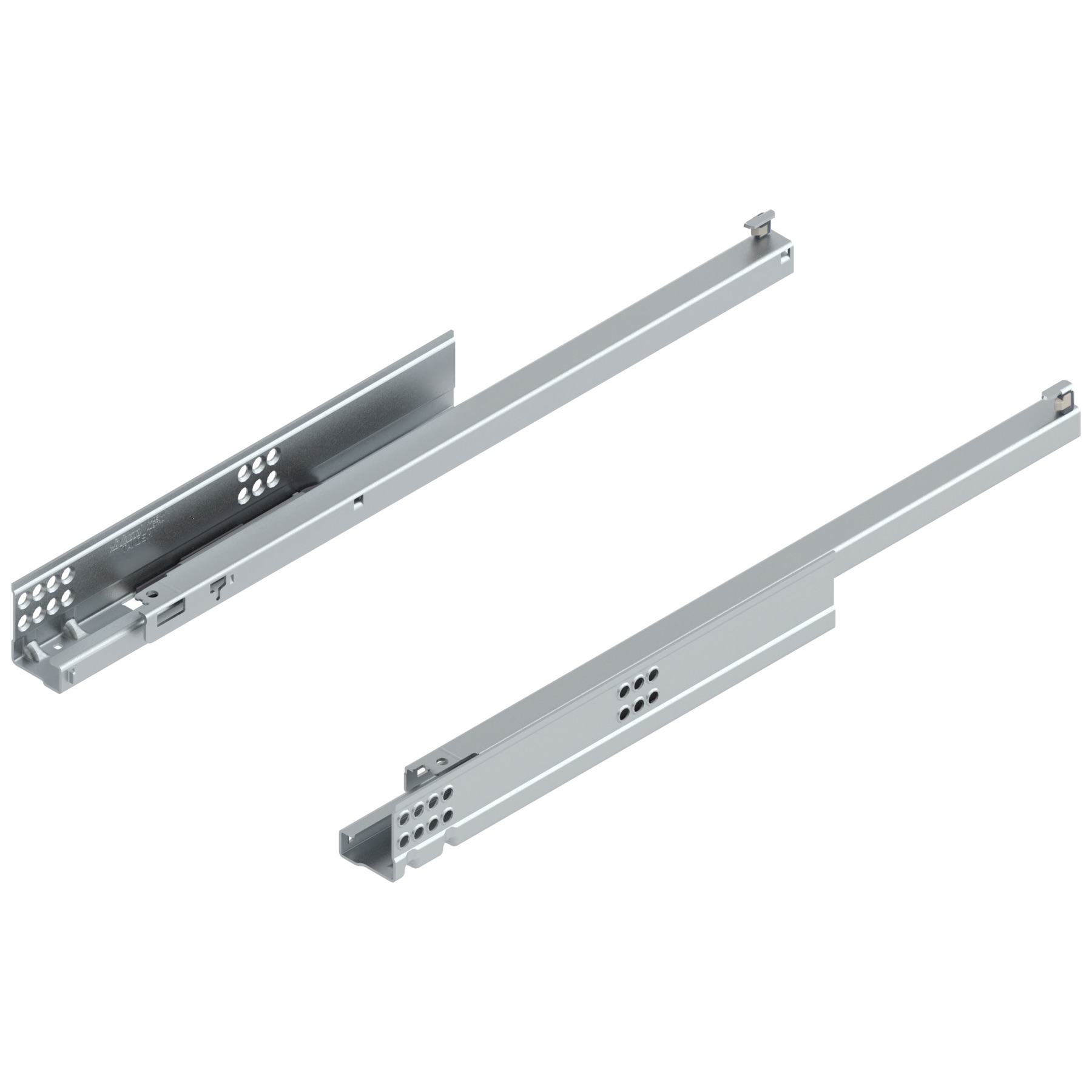 Guias TANDEM 3/4 BLUMOTION, NL 450 mm (derecha e izquierda) 30 kg.